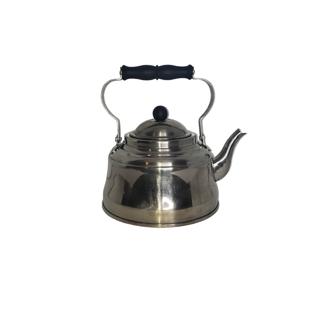 BROOKFIELD 2 QT Tea Kettle 18/10 Stainless with Black Handle